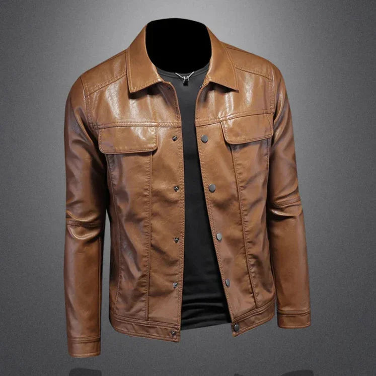 Maddox Leather Jacket - Olympus Madrid