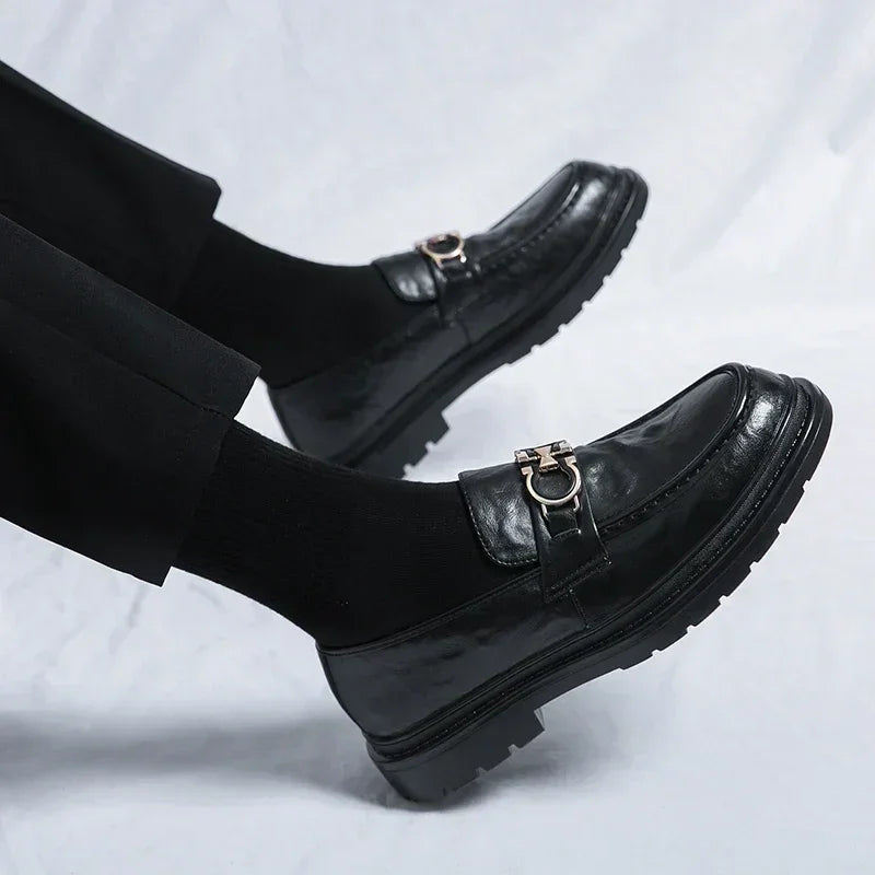Wilbur Leather Loafers - Olympus Madrid