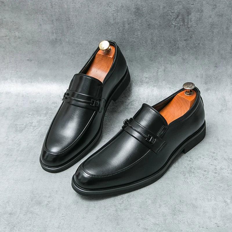 Calder Leather Loafers - Olympus Madrid