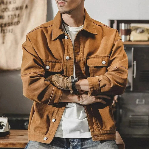 Rugged Canvas Work Jacket