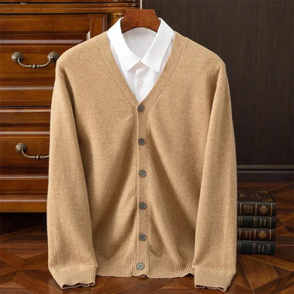 Caldura 100% Wool Cardigan - Olympus Madrid