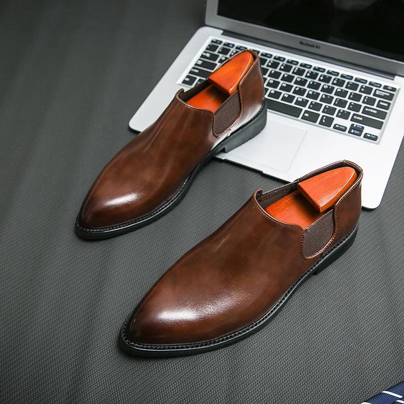 Slevo Genuine Leather Loafers - Olympus Madrid