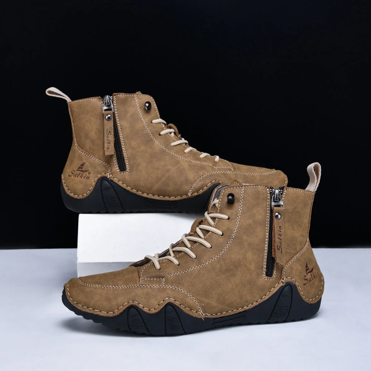 Rovik Genuine Leather Boots - Olympus Madrid