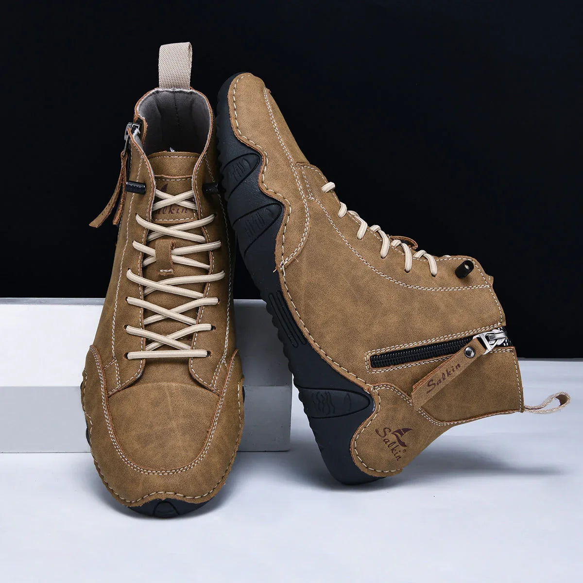 Rovik Genuine Leather Boots - Olympus Madrid