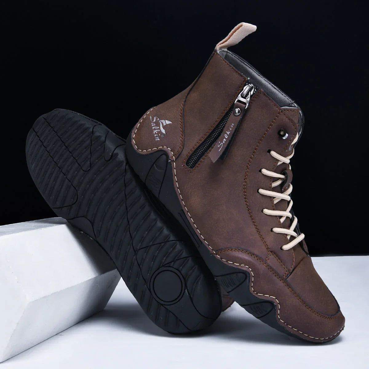 Rovik Genuine Leather Boots - Olympus Madrid