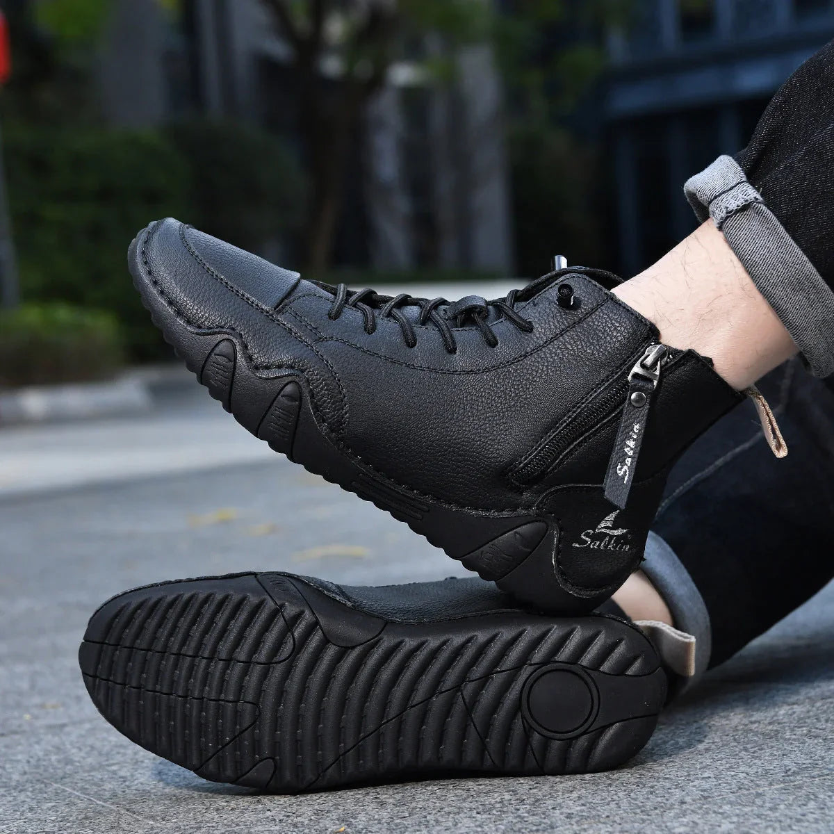 Rovik Genuine Leather Boots - Olympus Madrid