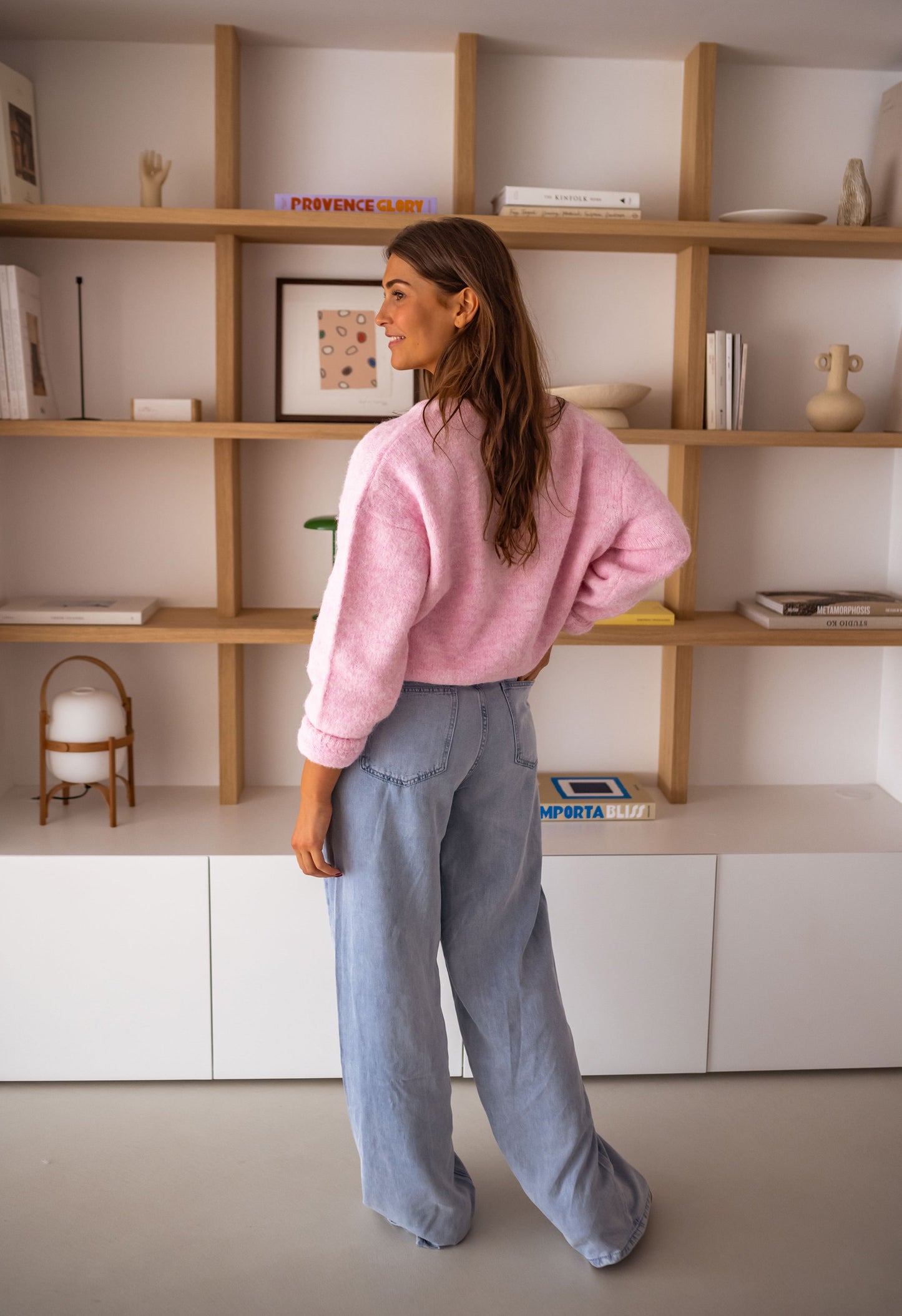 Pink Harris Cardigan