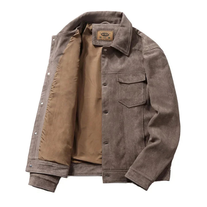Calver Suede Jacket - Olympus Madrid