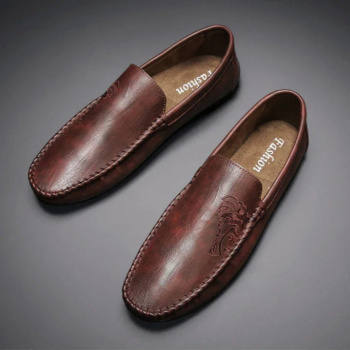 Grayson Genuine Leather Loafers - Olympus Madrid