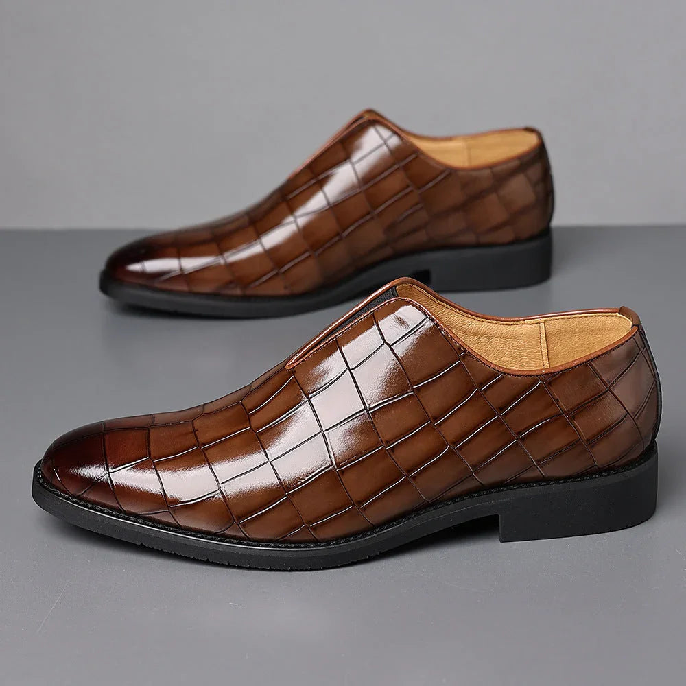 Royce Leather Loafers - Olympus Madrid