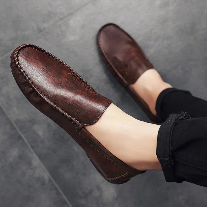 Grayson Genuine Leather Loafers - Olympus Madrid