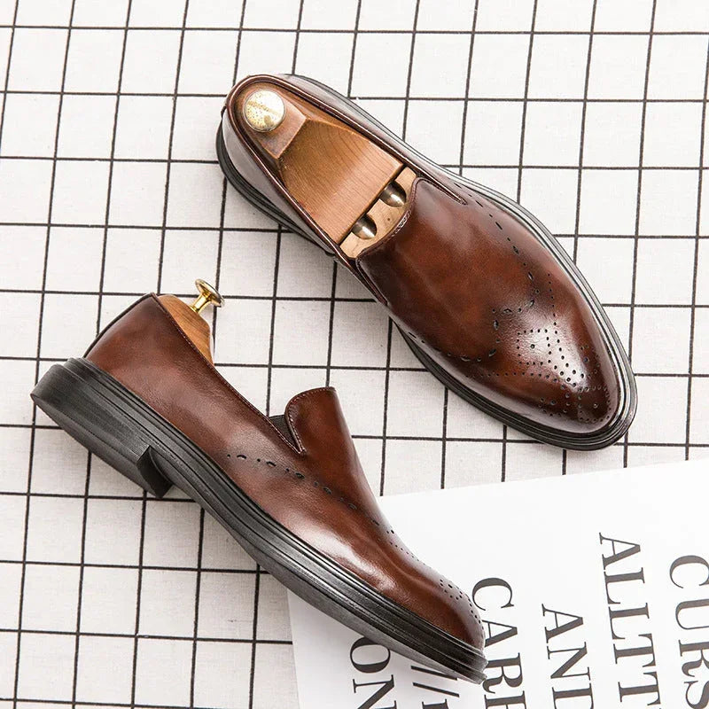 Milan Genuine Leather Loafers - Olympus Madrid
