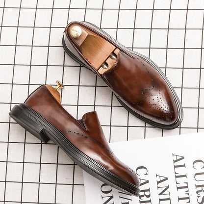 Milan Genuine Leather Loafers - Olympus Madrid