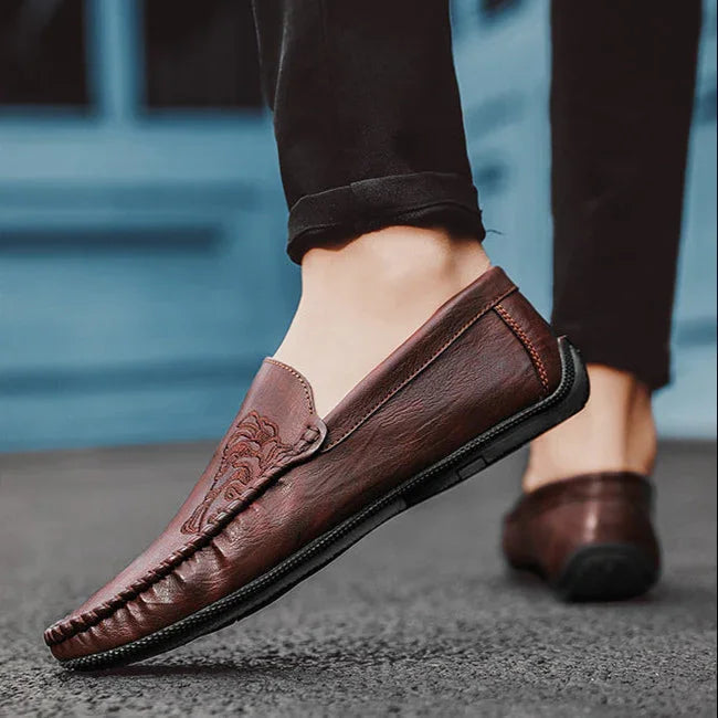 Grayson Genuine Leather Loafers - Olympus Madrid