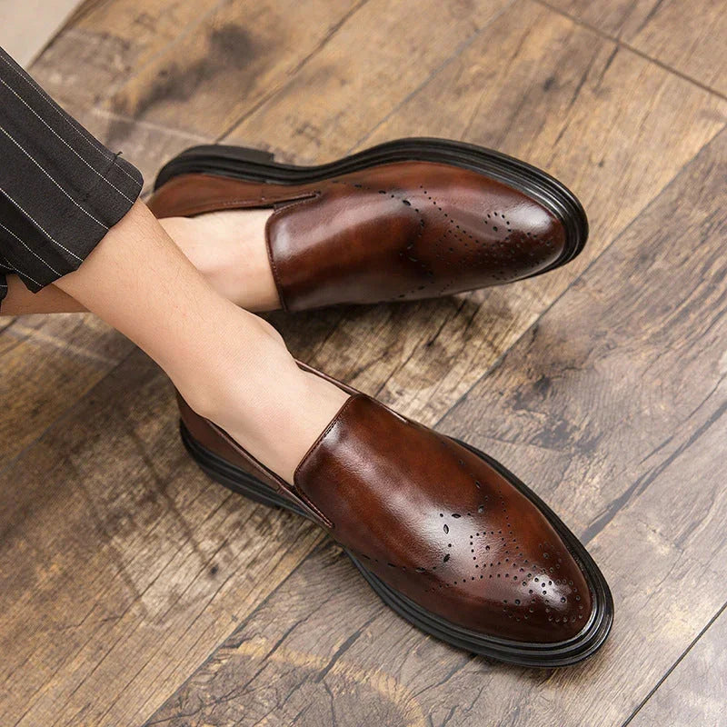 Milan Genuine Leather Loafers - Olympus Madrid