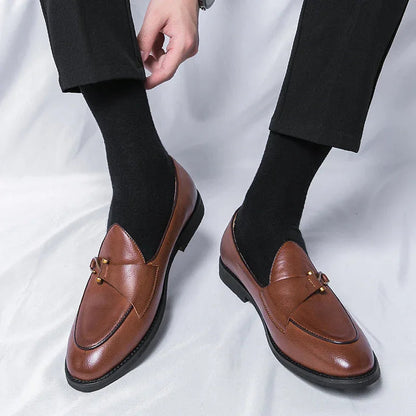 Veneto Genuine Leather Loafers
