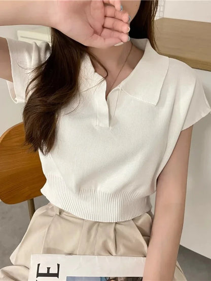 Katty New 2025 Pattern Collared Sweater