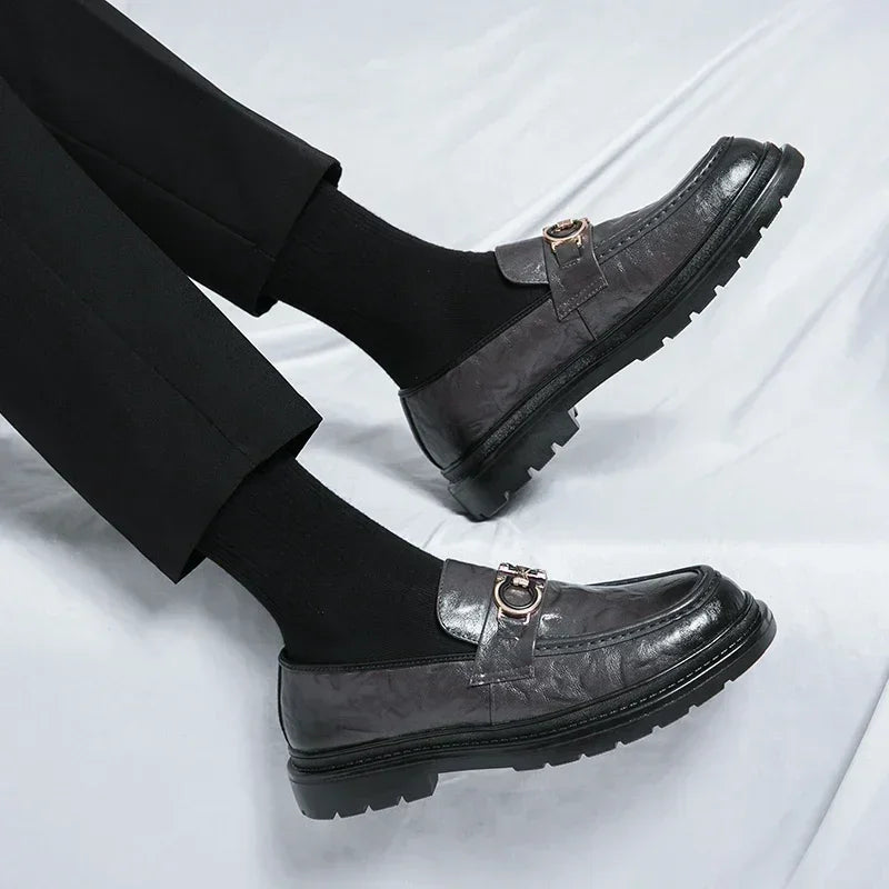 Wilbur Leather Loafers - Olympus Madrid