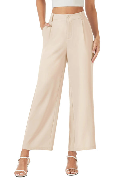 Nina Wide Leg Casual Trousers