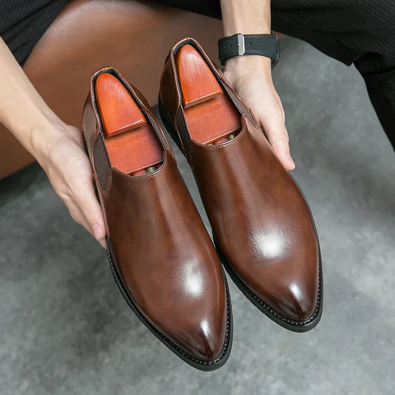 Slevo Genuine Leather Loafers - Olympus Madrid