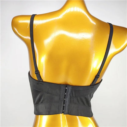 Megan Shapewear Crop Top with Stones and Cups