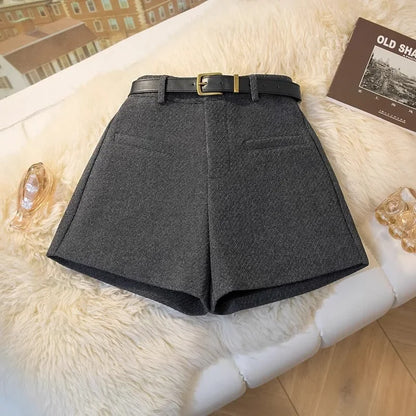 Women's Petite High-Waisted Cotton Shorts