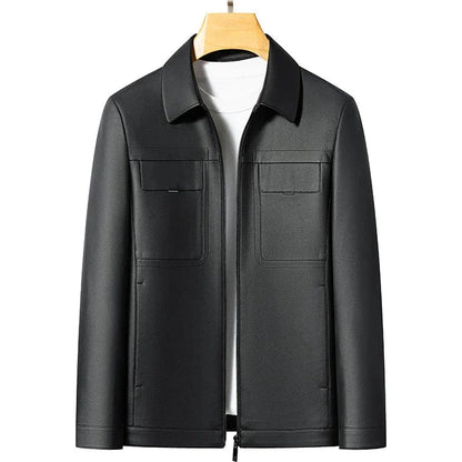 Reed Genuine Leather Jacket - Olympus Madrid