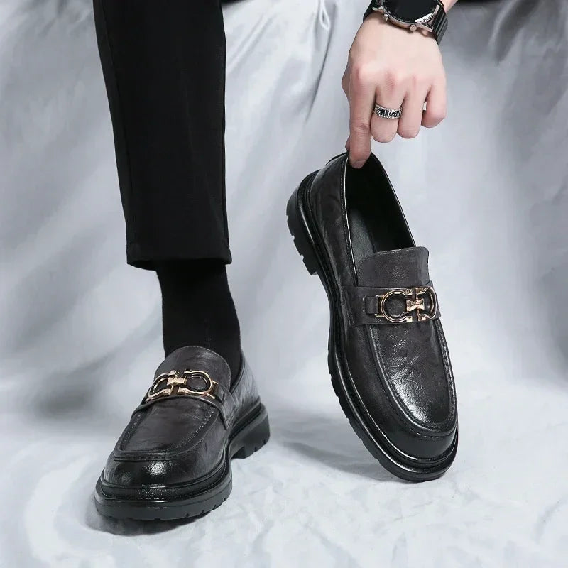 Wilbur Leather Loafers - Olympus Madrid