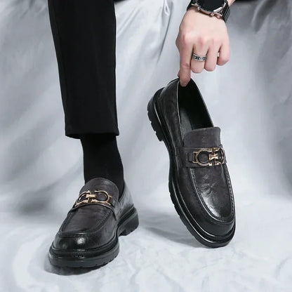 Wilbur Leather Loafers - Olympus Madrid