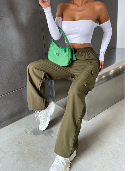 Monica spandex high waist elegant pants