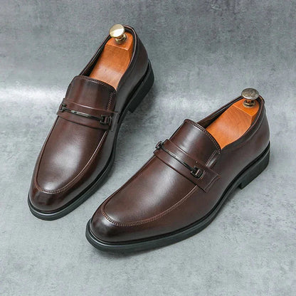 Calder Leather Loafers - Olympus Madrid