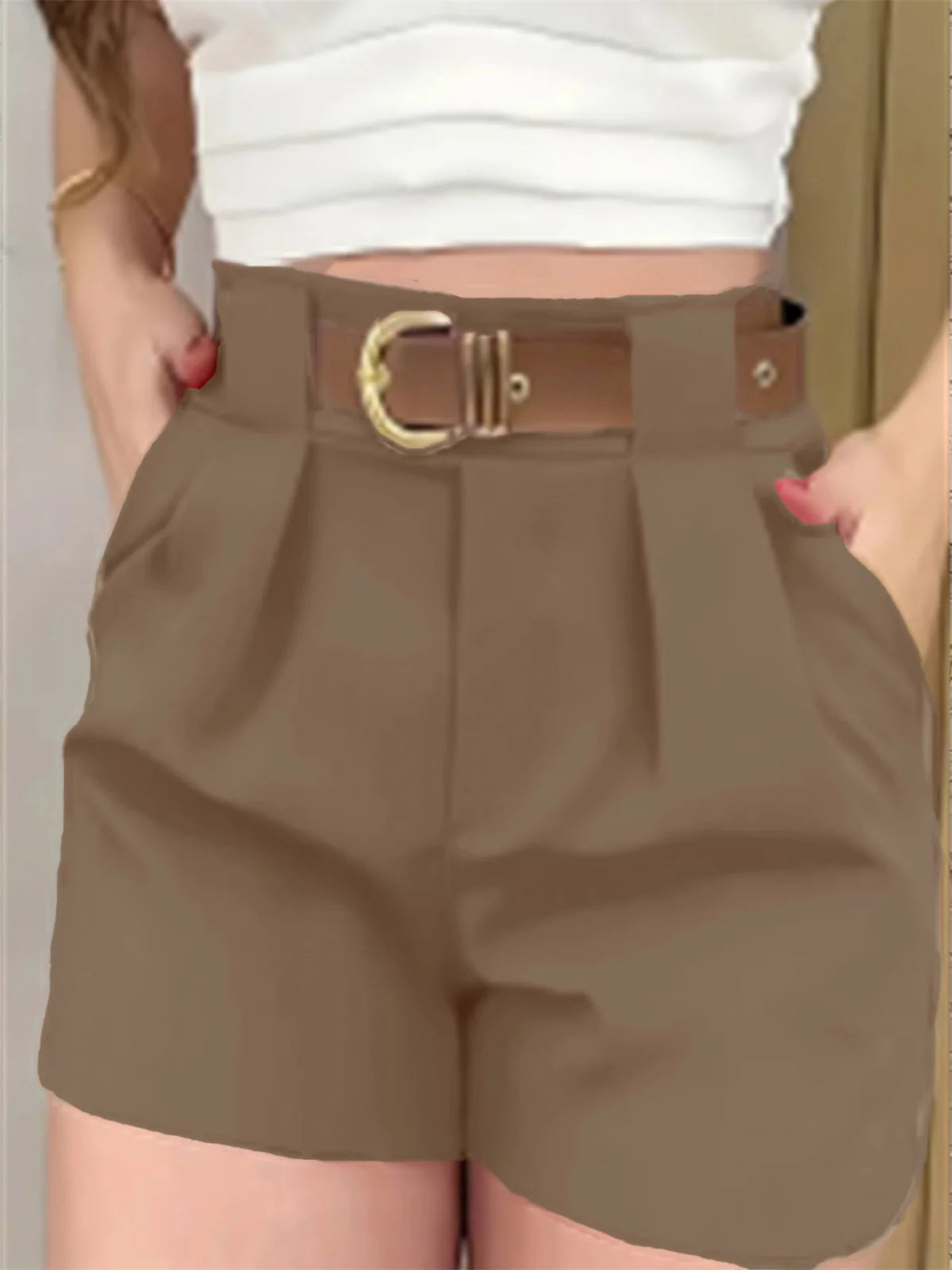 Women Fashion High Waist Shorts Summer