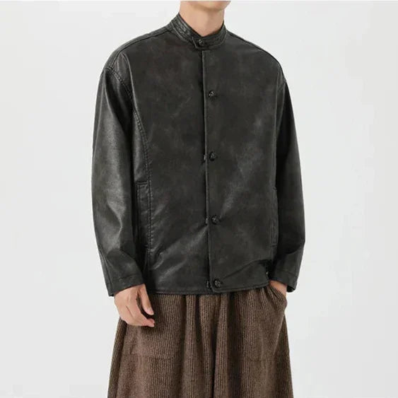 Titan Leather Jacket - Olympus Madrid