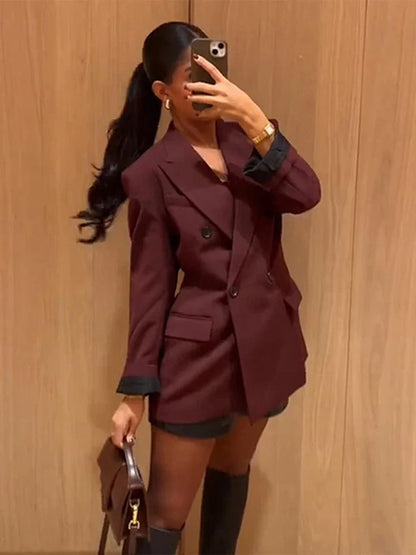 Vintage Red Blazer