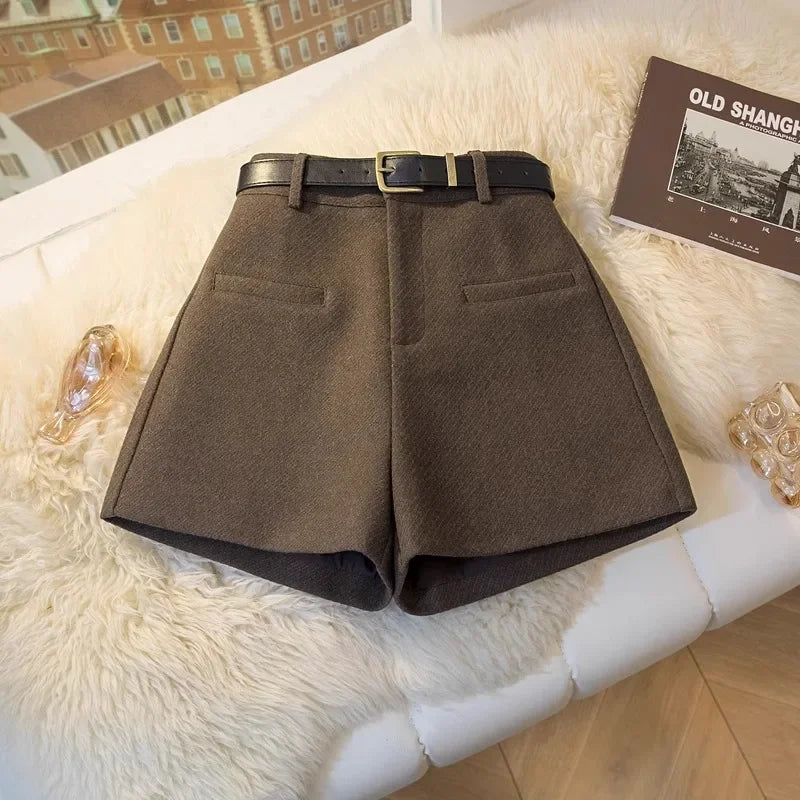 Women's Petite High-Waisted Cotton Shorts