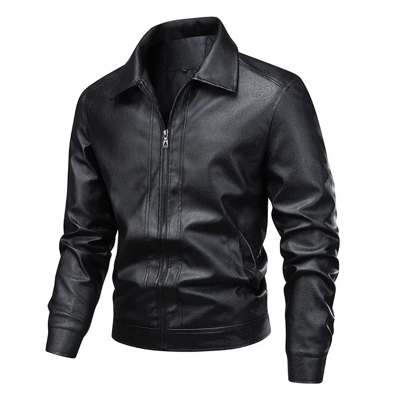 Grayson Leather Jacket - Olympus Madrid