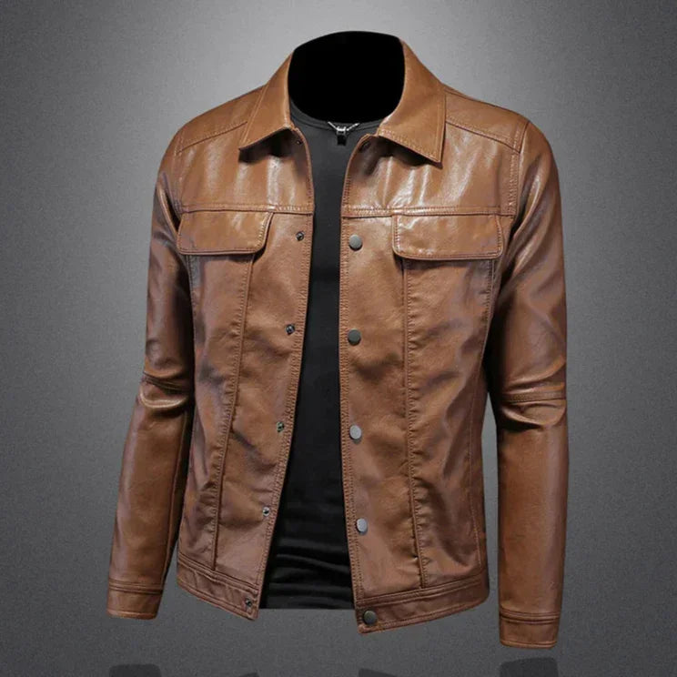 Maddox Leather Jacket - Olympus Madrid
