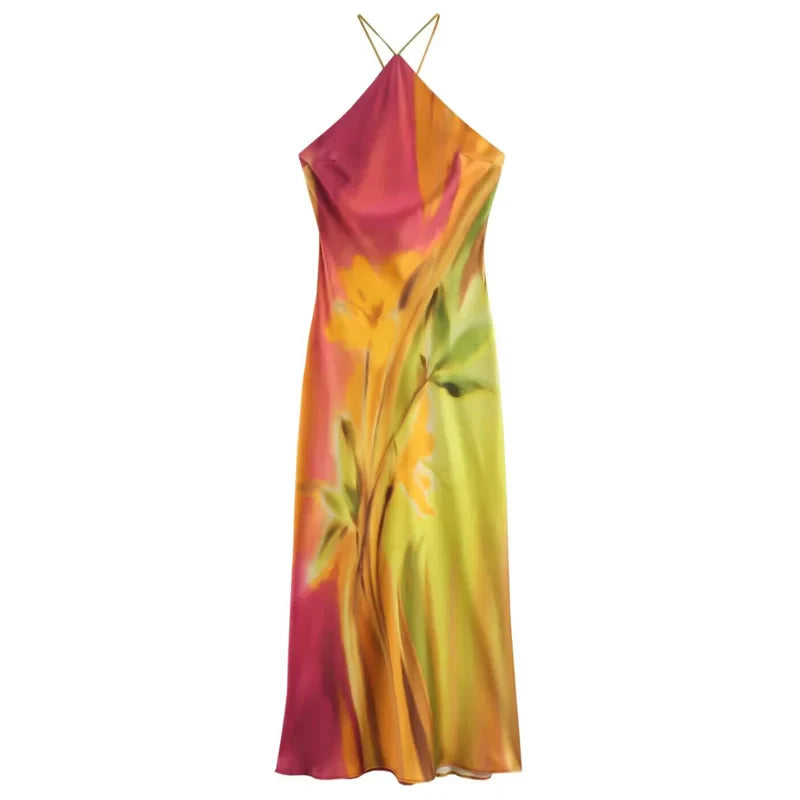 Colette Satin Dress