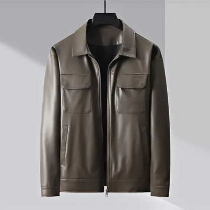 Merrik Leather Jacket - Olympus Madrid