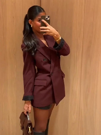 Vintage Red Blazer