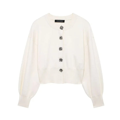 Megan Slim Fit 2 Piece Set Knitted Sweater Jacket