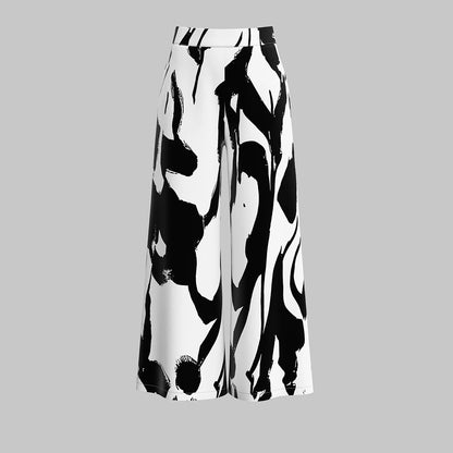 Mia Muse Graffiti Wide Leg Pants