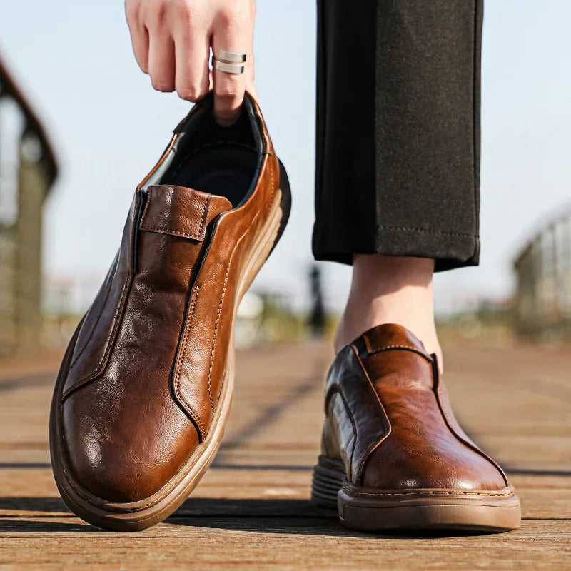 Calex Genuine Leather Sneakers - Olympus Madrid