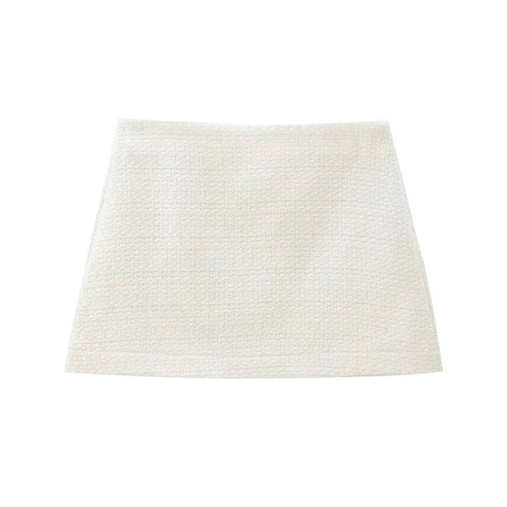 Mary 2 Piece Skirt and Jacket Set Off White