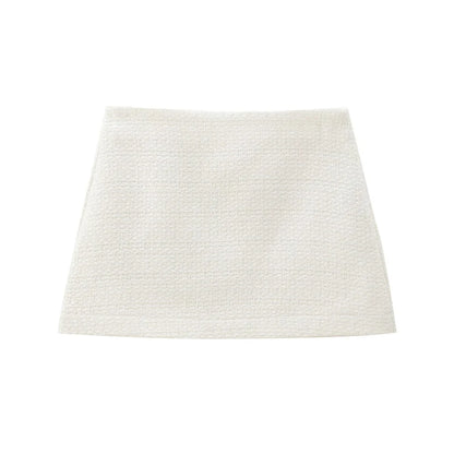 Mary 2 Piece Skirt and Jacket Set Off White