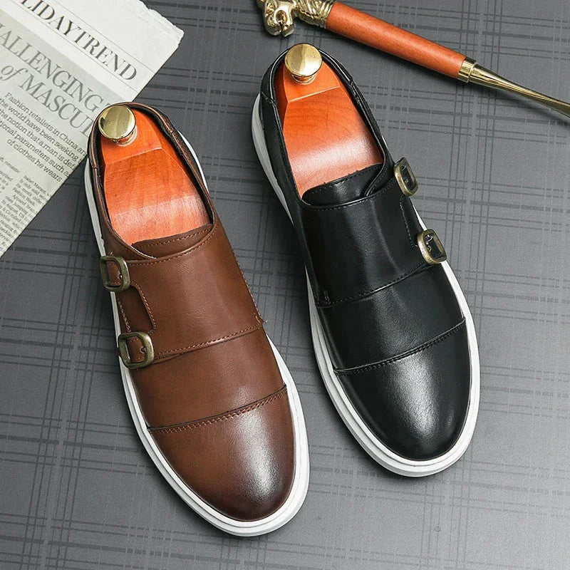 Zyden Genuine Leather Loafers RileyRiver
