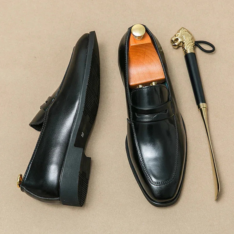 Darrow Leather Loafers - Olympus Madrid