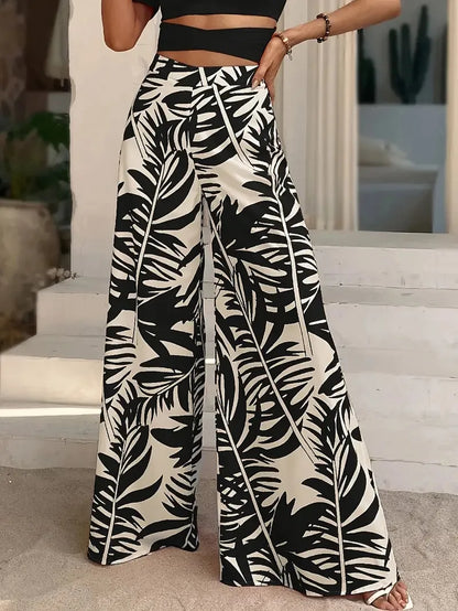 Miami high waist printed pants