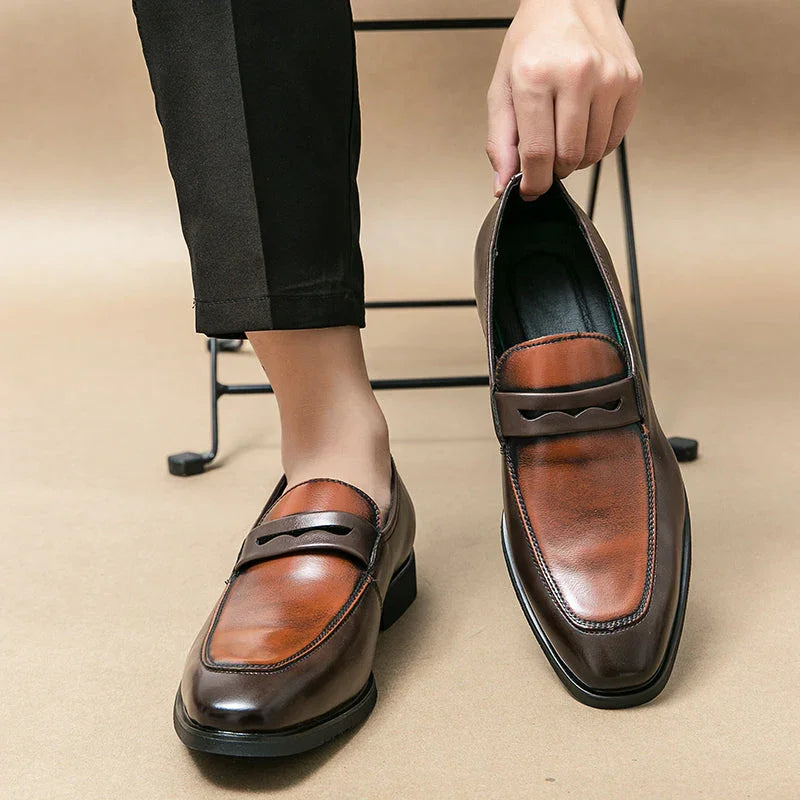 Darrow Leather Loafers - Olympus Madrid