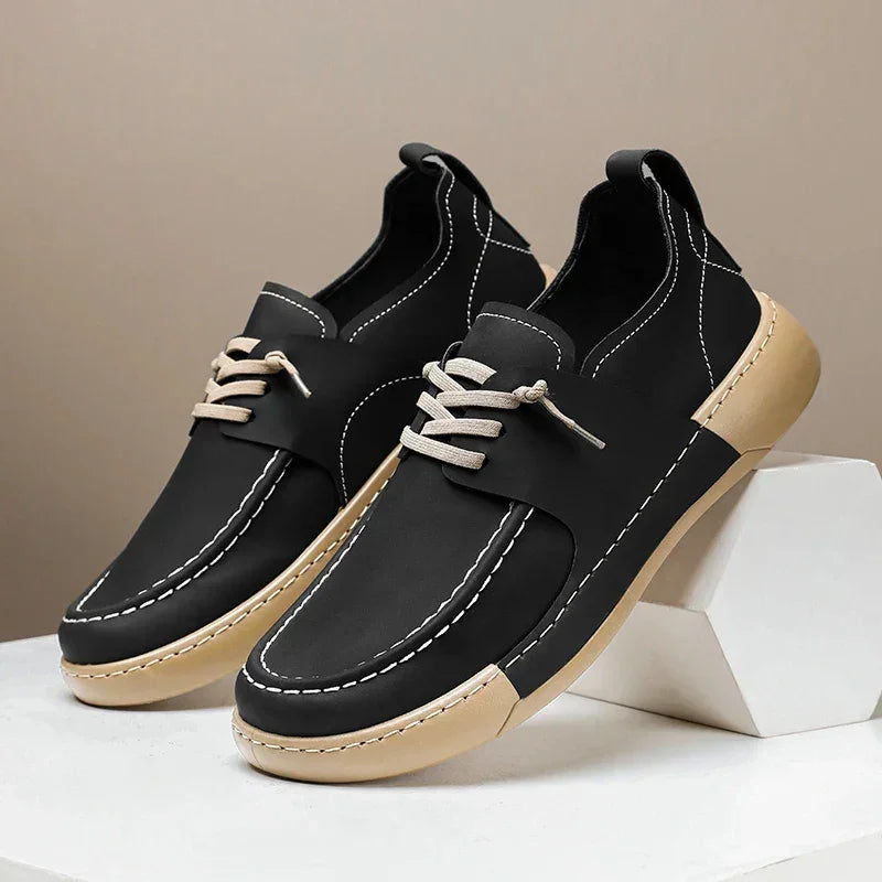 Onyx Leather Shoes - Olympus Madrid
